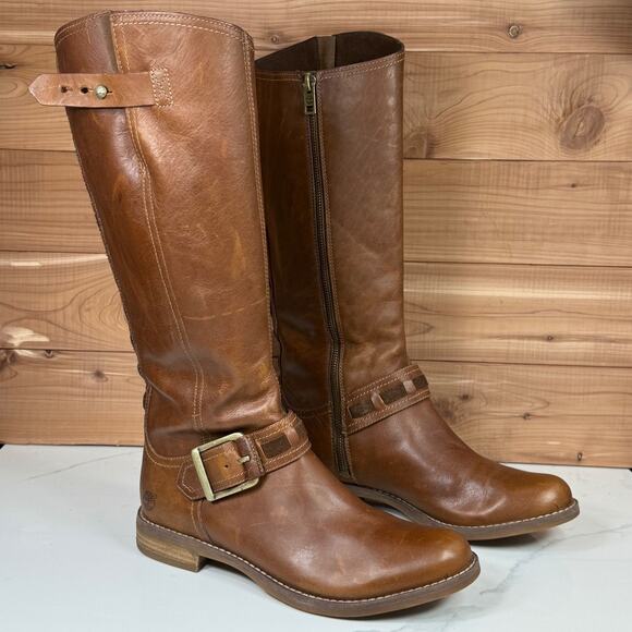 Timberland Womens Earthkeepers Savin Hill Tall Riding Boots 8548R Brown Sz 7.5 - Picture 6 of 16